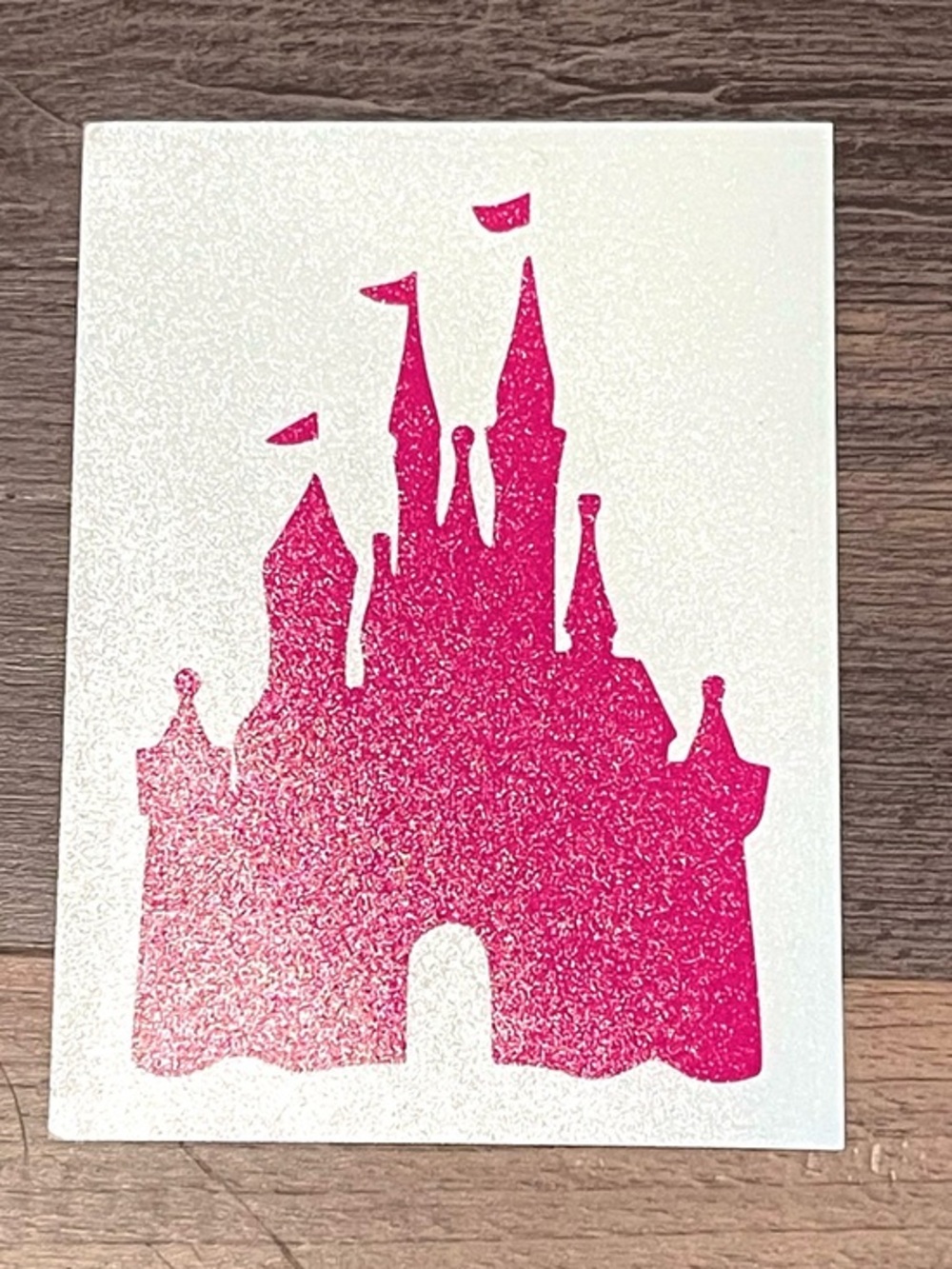 5 for $25! Disney Pink Cinderella Castle Decal Sticker!